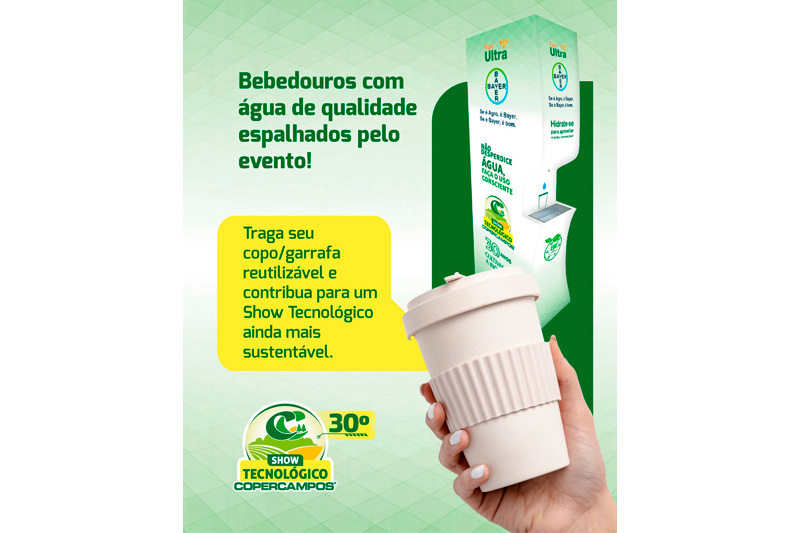 Bebedouros no campo reforçam compromisso ambiental